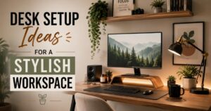 Desk Setup Ideas for a Stylish Workspace