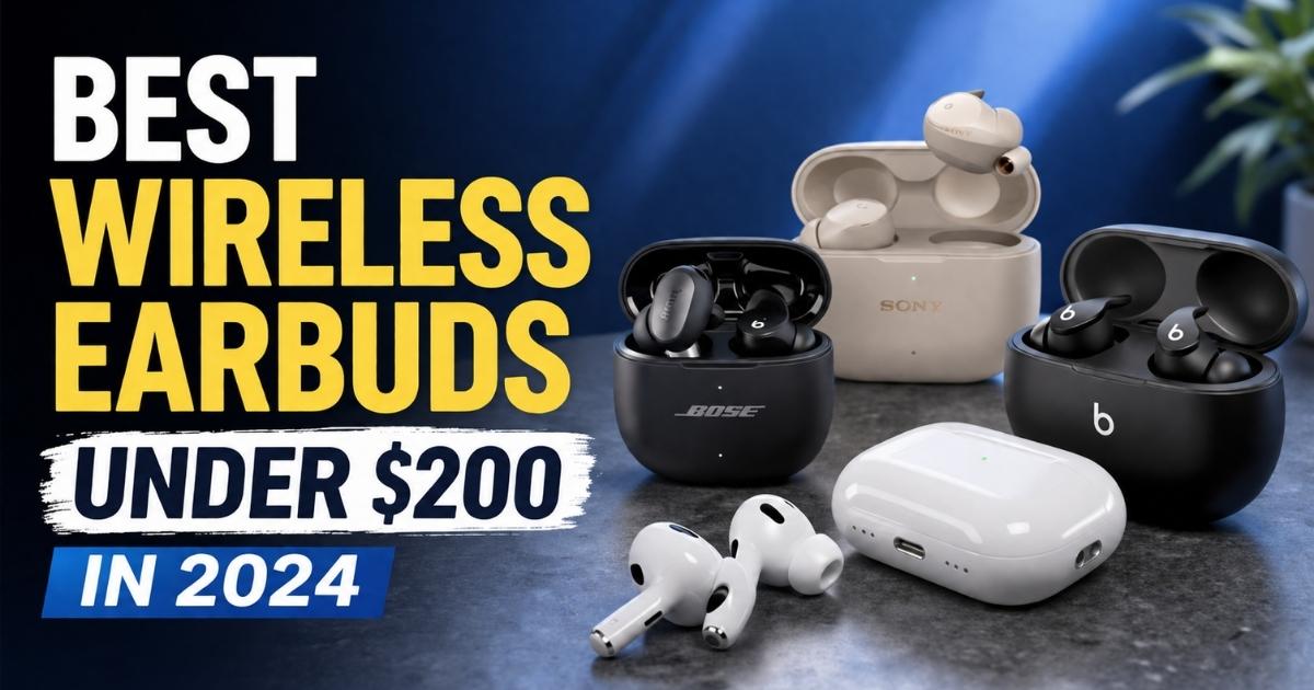 Best Wireless Earbuds Under $200 In 2024